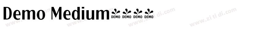 Demo Medium字体转换 Demo Medium字体转换